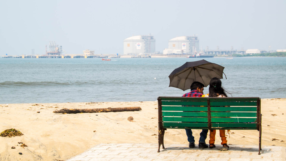 Es ist heiß hier in Kerala